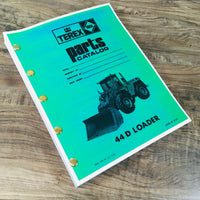 TEREX IBH 44D LOADER PARTS MANUAL CATALOG BOOK ASSEMBLY SCHEMATICS EXPLODED VIEW