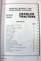 SERVICE MANUAL SET FOR JOHN DEERE 1010 CRAWLER 612 DOZER OPERATORS PARTS CATALOG SN 21901-UP