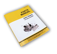 SERVICE MANUAL SET FOR JOHN DEERE 1010 CRAWLER 612 DOZER OPERATORS PARTS CATALOG SN 21901-UP