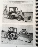 J I CASE 480C CONSTRUCTION KING LOADER BACKHOE OPERATORS MANUAL OPERATION 9-3224