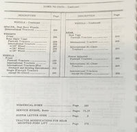 INTERNATIONAL 504 DIESEL TRACTOR PARTS OPERATORS MANUAL SET CATALOG BOOK D-188