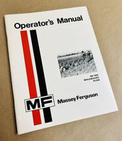 MASSEY FERGUSON MF 880 MOLDBOARD PLOW OPERATORS MANUAL OWNERS BOOK SETTINGS