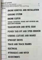 INTERNATIONAL 500C CRAWLER TRACTOR DIESEL SERVICE PARTS OPERATORS MANUAL REPAIR