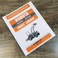 Kubota Bf400 Front Loader Parts Manual Catalog Book Assembly Schematics Views