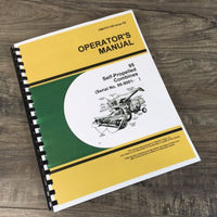 Operators Manual For John Deere 95 Self-Propelled Combines Owners S/N 95-9001-