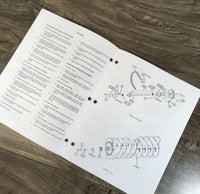 Kubota G2500 G2505 Snowblower Service Manual W Parts G3200 G4200 G5200 Tractor