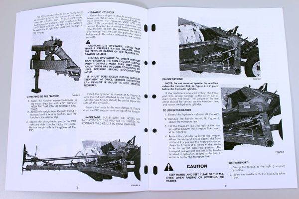 Set New Holland 488 Haybine Mower-Conditioner Service Operators Owners Manual - Image 3