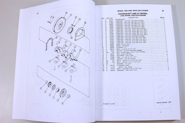 Case 1845 Uni Loader Skid Steer Service Parts Operators Manual Catalog Shop Book - Image 9