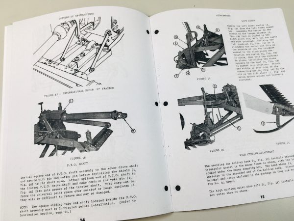 Oliver No 82 Sickle Bar Mower Operators Instructions Service Manual Hay Sickel - Image 4