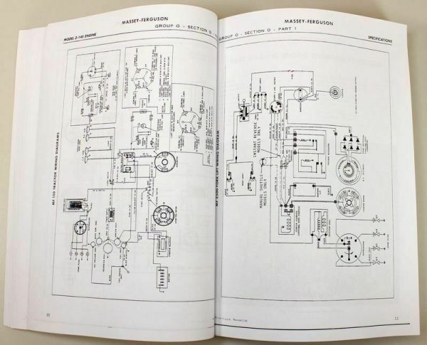 Massey Ferguson 150 Tractor Service Parts Manual Repair Shop Catalog Book Set - Image 7