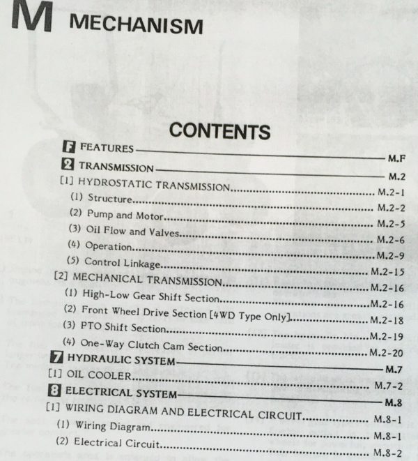 Kubota B7200E Service Manual Parts Catalog Operators Repair Workshop 2WD - Image 8