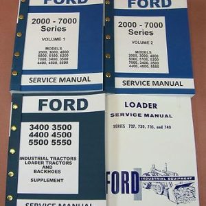 Ford 3400 3500 4400 4500 Industrial Tractor Loader Service Repair Shop Manual Id
