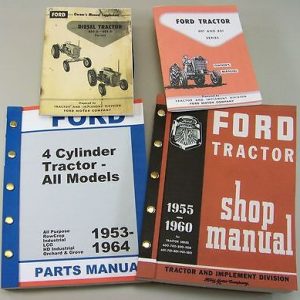Ford 881D Diesel Tractor Owner Operators Parts Repair Service Shop Manuals