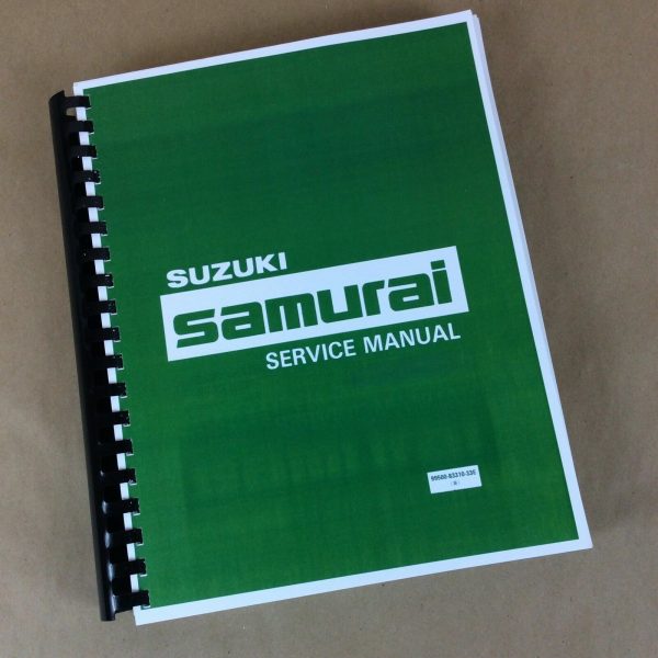 Suzuki Samurai Factory Service Repair Shop Manual 1986 1987 & 1988 New 86 87 88