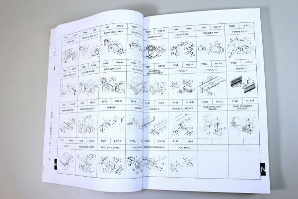 Kubota M5950 Tractor Parts Assembly Manual Catalog Exploded Views Numbers - Image 3