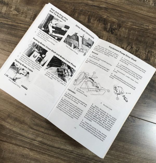 Case 584D 585D 586D Forklift Parts Catalog Operators Manual Owners Set - Image 10