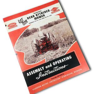 Ford 14-16 14-16A Bar Mower Operators Owners Parts Assembly Manual Maintenance