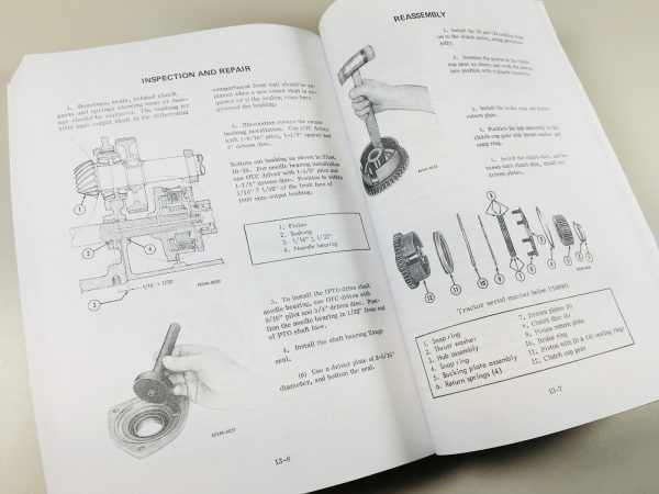 International 454 Diesel Tractor Service Parts Manual Set Repair Shop Catalog - Image 8