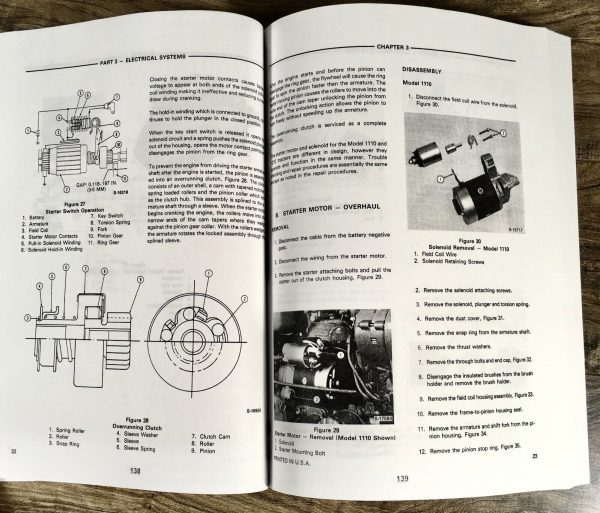 Ford 1110 1210 Tractor Service Manual Repair Shop Technical Workshop Overhaul - Image 8