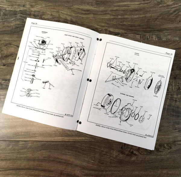 Co-op E5 Tractor Parts Manual Catalog Book Assembly Schematics Exploded Views - Image 6