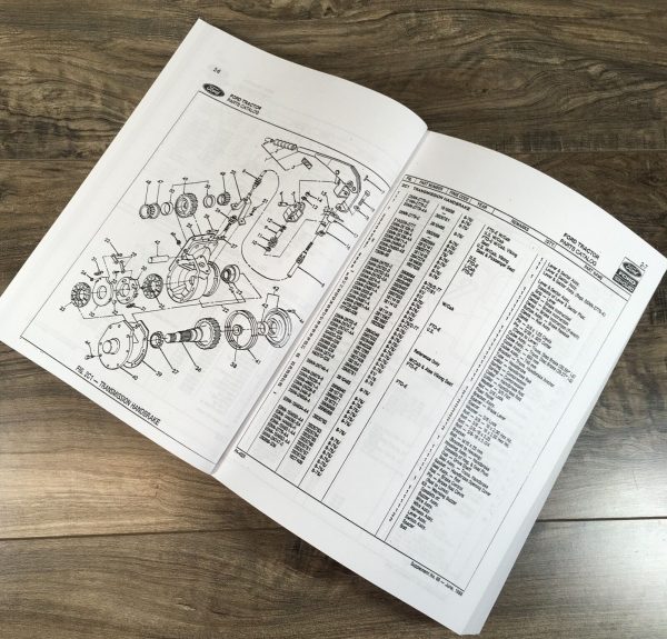 Ford TW-30 Tractor Parts Operators Manual Owners Set Catalog Assembly Book - Image 5