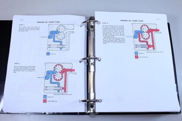 Case 350B Crawler Dozer Loader Service Manual Parts Catalog Repair Shop Book - Image 8