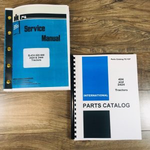 Farmall International 424 Tractor Service Parts Manual Set Repair Shop Workshop