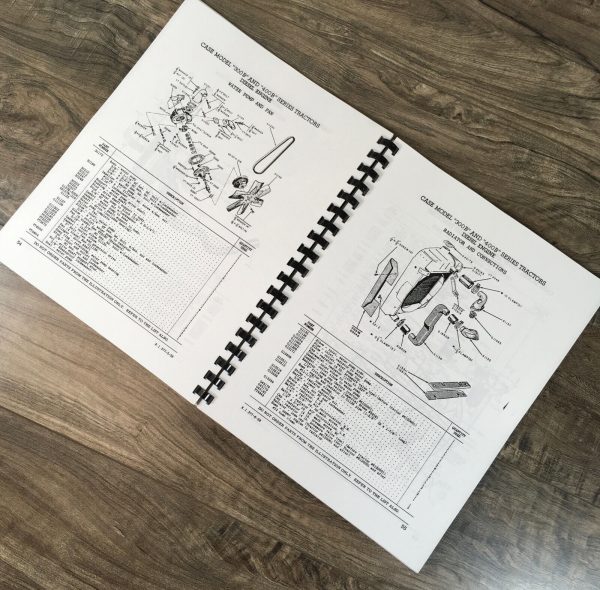 Case 310B 410B Utility Tractors Service Manual Parts Set Pin 6095009 & After - Image 5