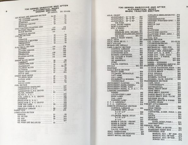 Case 830 831 833 Case-O-Matic Drive Tractor Service Manual Parts Operators Set - Image 4