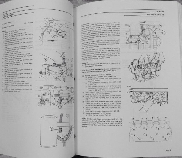 Massey Ferguson MF 1035 Tractor Service Parts Operators Manual Repair Shop Set - Image 6