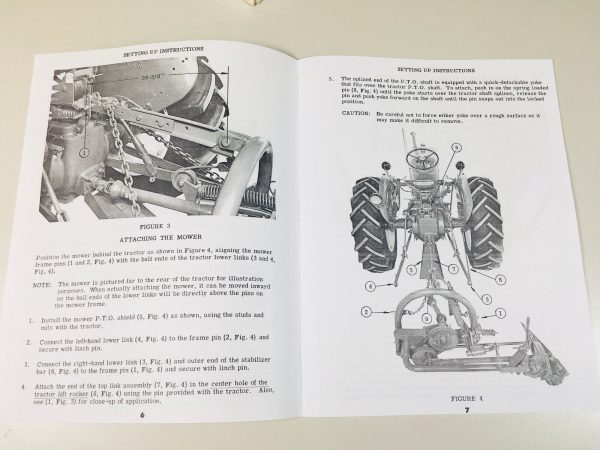 Oliver 356 Mower Operators Instructioins Manual 44, Super 44, 440 Tractor - Image 5