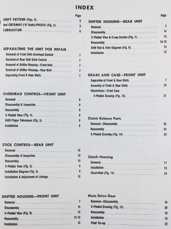 Dana R8500 16 Speed Spicer Transmission Service Manual - Image 2