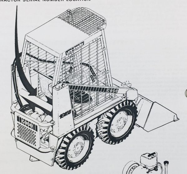 Case 1816B Uni-Loaders Skidsteer Service Manual Parts Catalog Repair Shop Book - Image 9