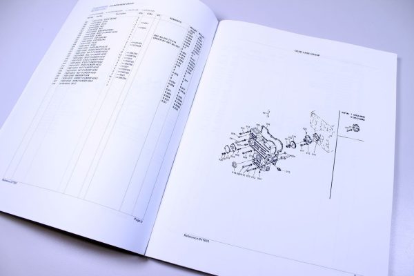 Kubota B6100D-T B6100 4Wd Geared Tractor Parts Assembly Manual Catalog - Image 2