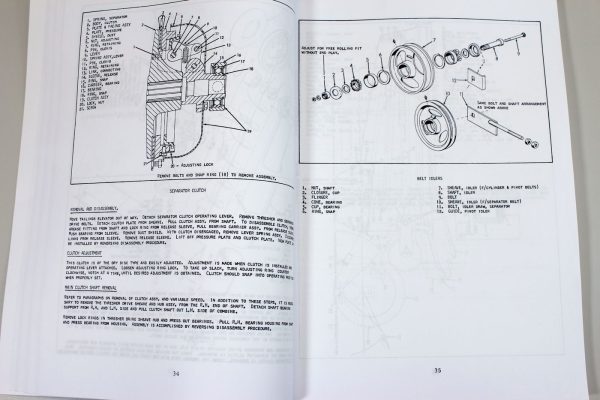 Allis Chalmers C C2 Cii Combines Diesel Service Shop Repair Manual - Image 5