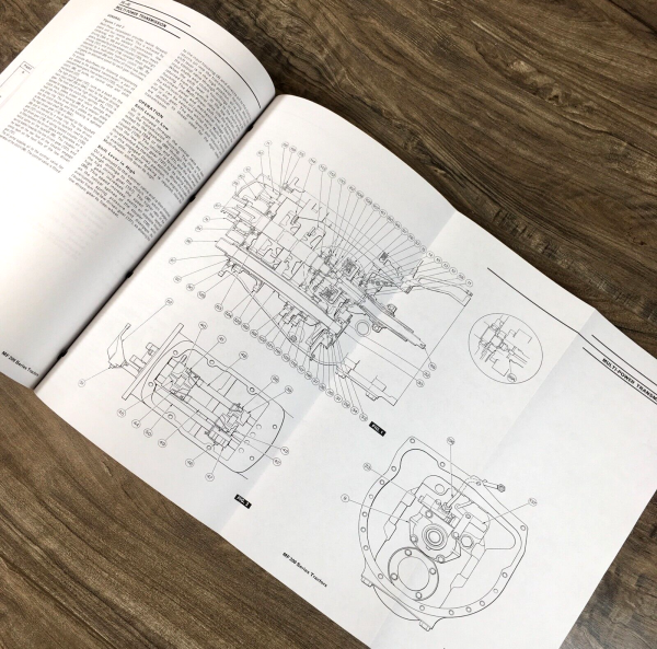 Massey Ferguson MF 200 Series MF 270 283 Tractor Service Manual Repair Workshop - Image 4