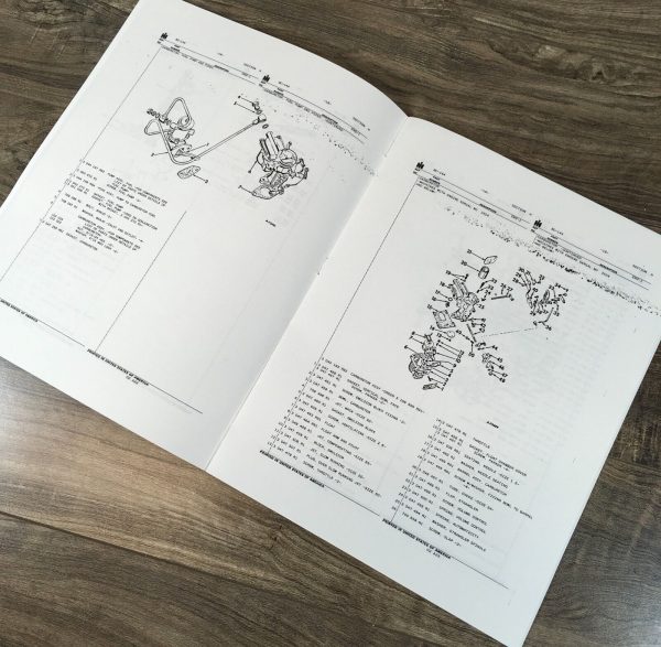 International B-414 Diesel Tractor Parts Operators Manual Set Catalog Book BC144 - Image 12