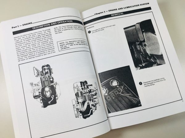 Ford 1100 Tractor Service Operators Parts Manual Set Repair Shop Book Repair - Image 3