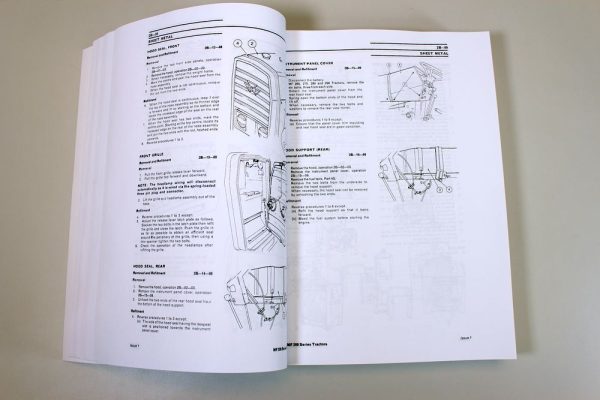 Massey Ferguson Mf 230 240 250 265 275 Tractor Service Repair Manual Shop Book - Image 7