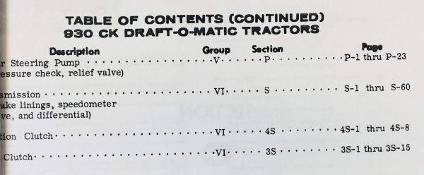 Case 732 733 734 832 Tractor Service Parts Operators Manual Prior To 8229000 - Image 4