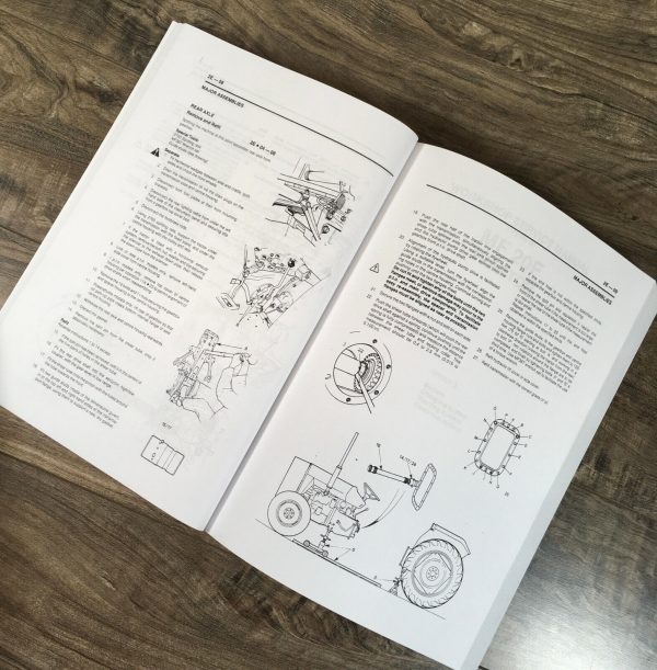 Massey Ferguson 20F Tractor Loader Service Manual Repair Shop Technical Workshop - Image 4