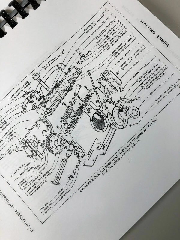 Caterpillar No 12 Diesel Motor Grader Operators Parts Manual Owners Book Set - Image 5