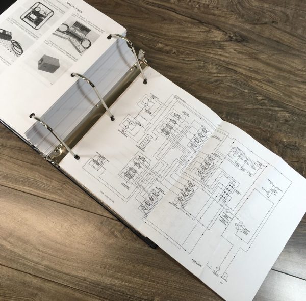 Case 1187 Feller Buncher logger Crawler Service Manual Parts Catalog Repair Set - Image 5