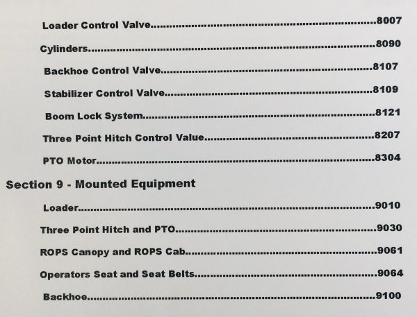 Case 480F 480Ll Tractor Loader Backhoe Service Technical Manual Repair Shop - Image 4