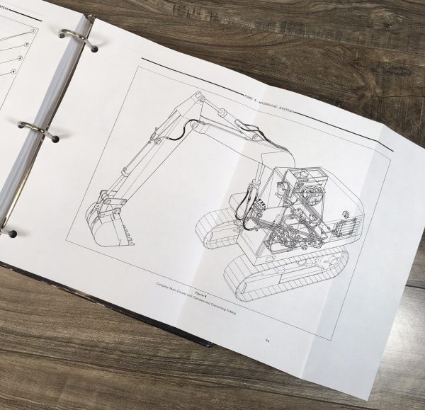Ford H-48 Excavator Service Manual Repair Shop Technical Book Workshop Track Hoe - Image 5