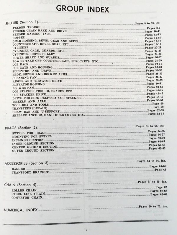 Minneapolis Moline D Corn Sheller Parts Manual Catalog Book Assembly Schematics - Image 2