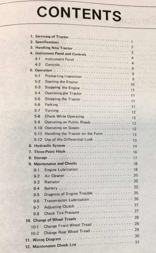 Kubota Tractor L245 L245Dt Operators Owners Parts Manual L245Fp L245Tp L245Dtp - Image 2