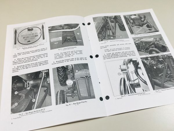 Massey Ferguson Mf 38 Farm Utility Loader Owners Operators Manual - Image 4