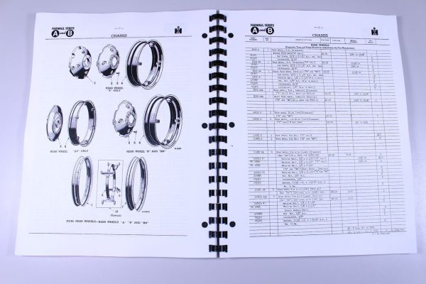 Farmall A Av B Bn Tractor Parts Manual Catalog International Ih Assembly Views - Image 6