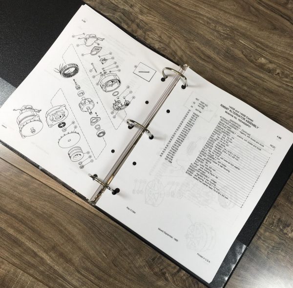 Case 1450B 1455B Crawler Parts Catalog Operators Manual Owners Set Catalog Book - Image 6